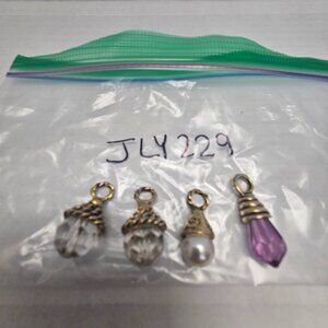 4 MISC STONE PENDANTS FOR NECKLACE / BRACELET